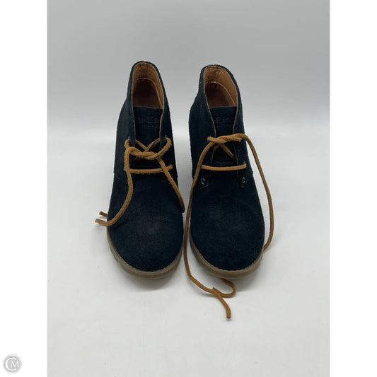 Boots Ankle Heels By Sperry In Black, Size: 7.5