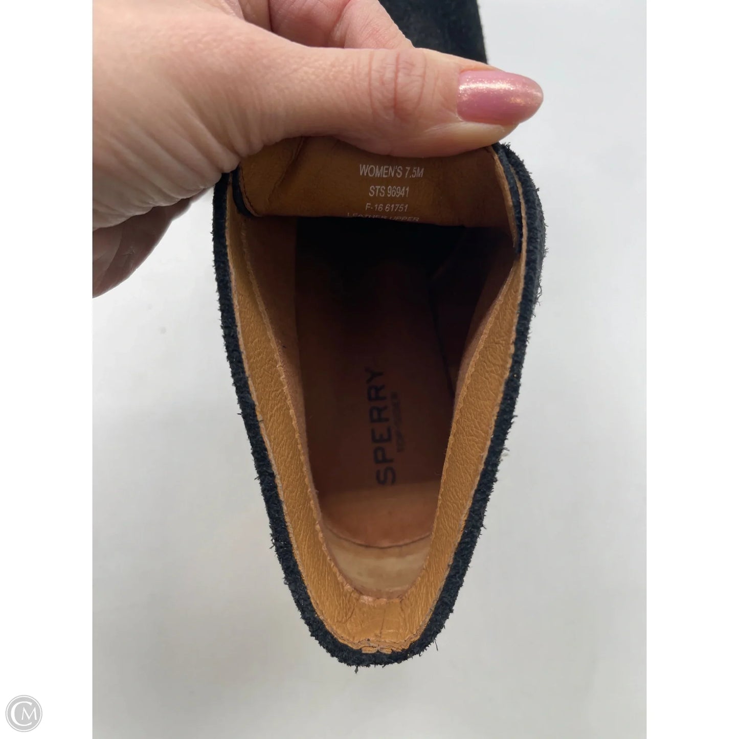 Boots Ankle Heels By Sperry In Black, Size: 7.5