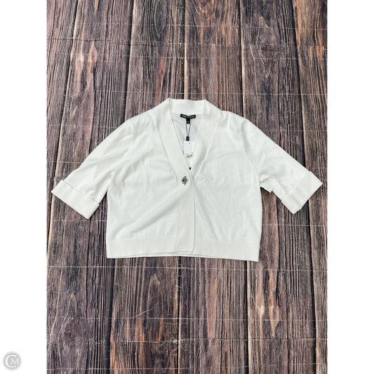 Cardigan By Cable And Gauge In White, Size: L