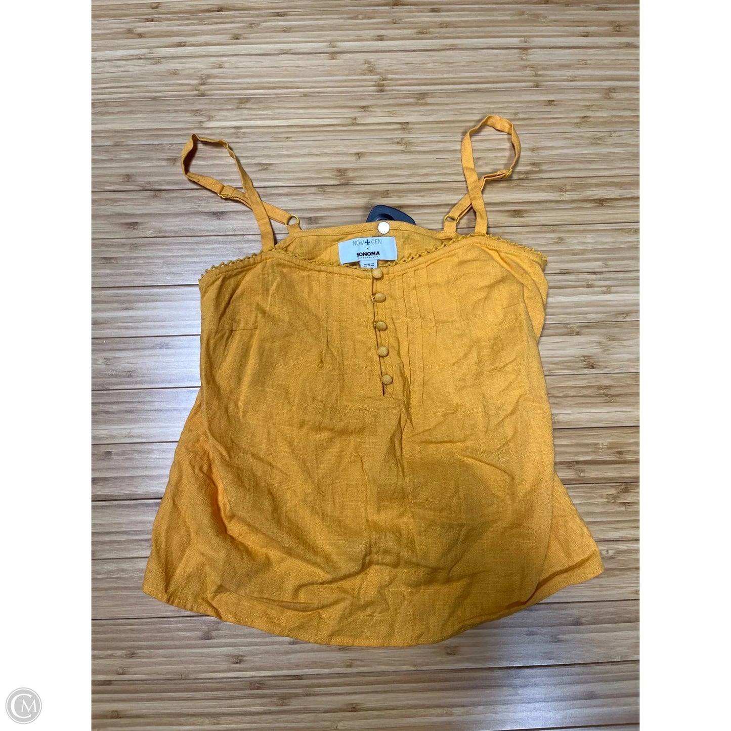 Tank Top By Sonoma In Yellow, Size: Xsp