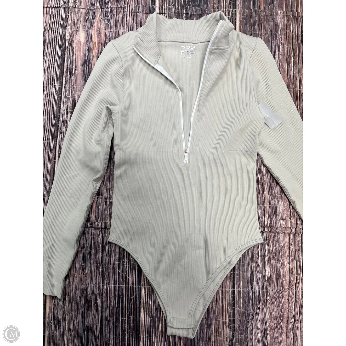 Bodysuit By Oqq In Cream, Size: M