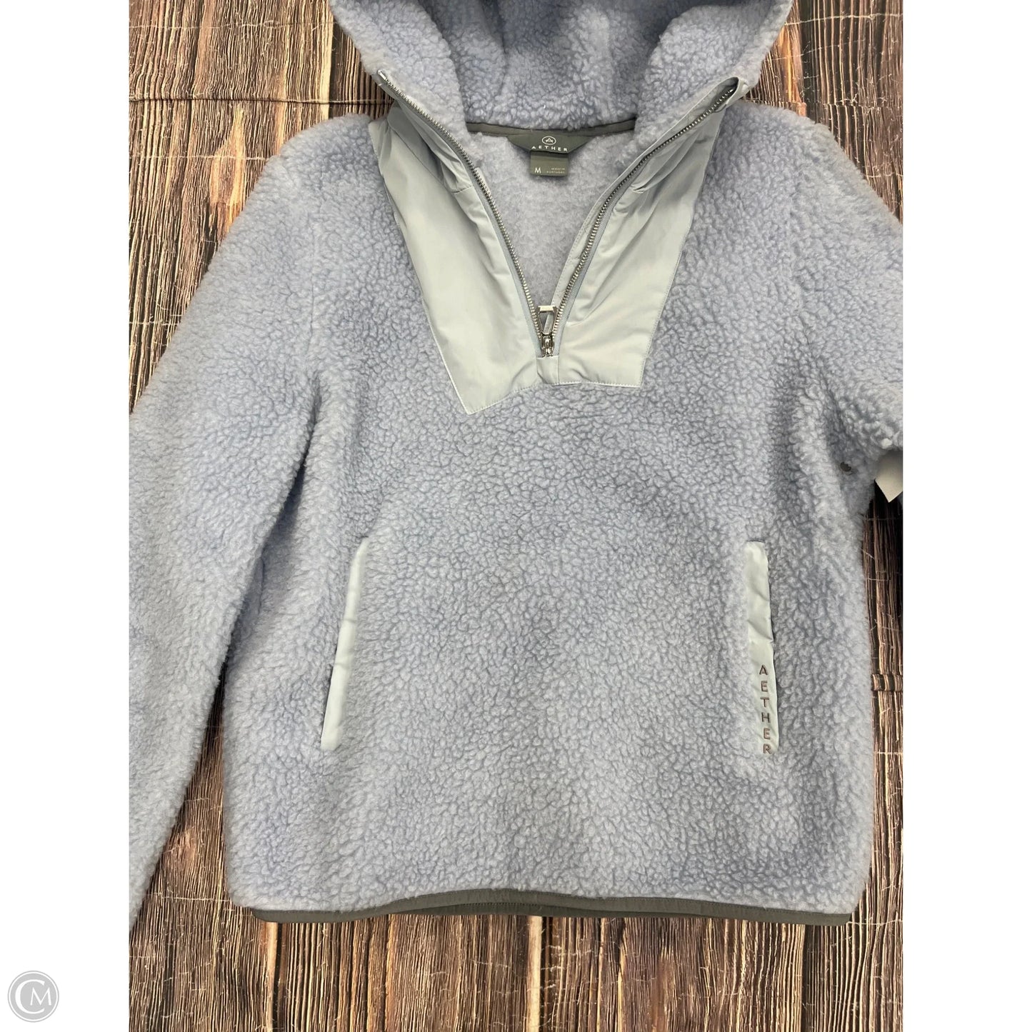 Sweatshirt Hoodie By Cma In Blue, Size: M