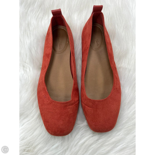 Shoes Flats By Universal Thread In Orange, Size: 6