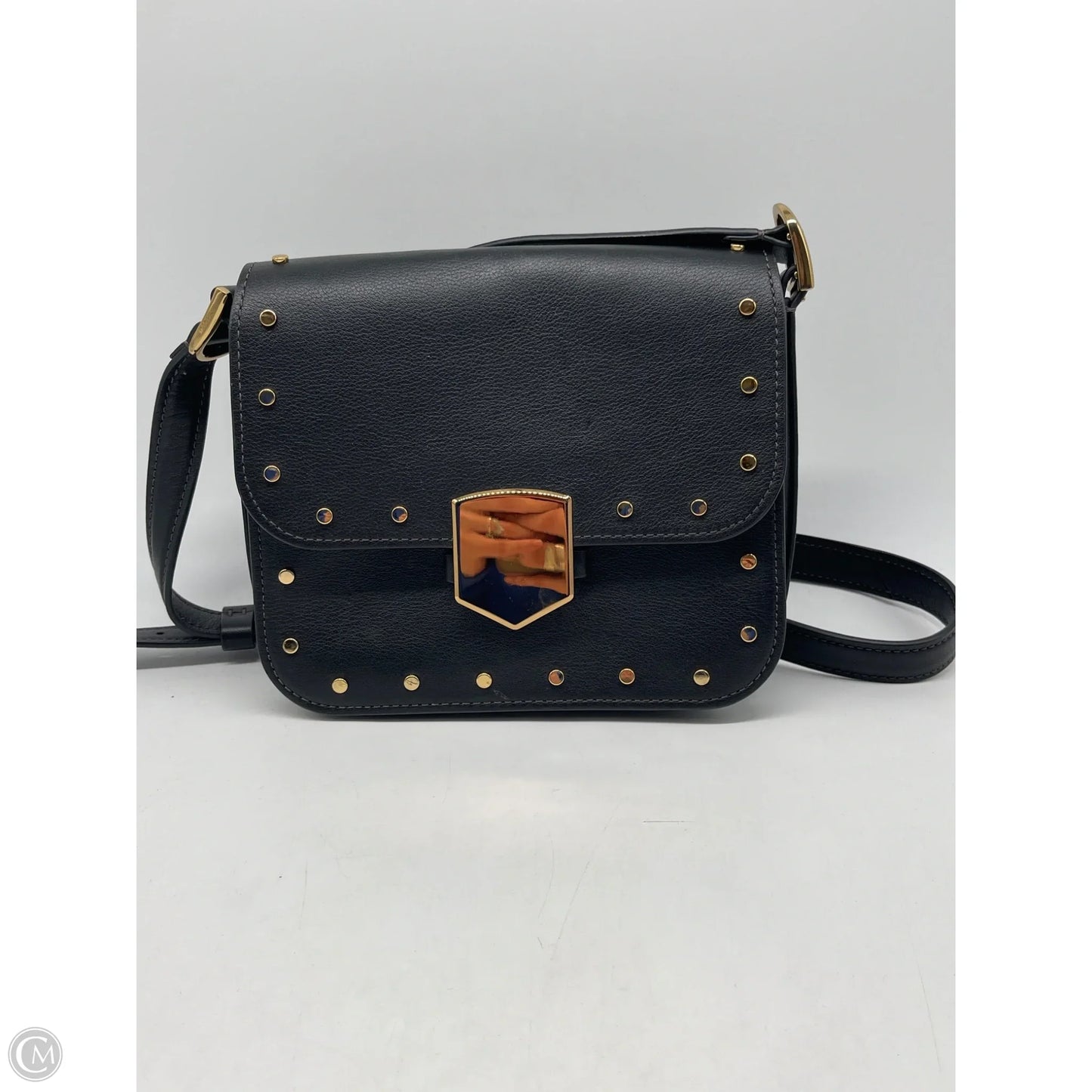 Crossbody Leather By Fossil, Size: Small