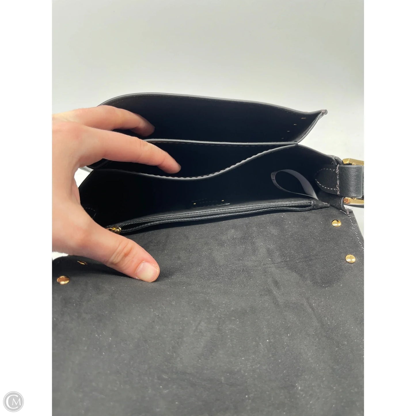 Crossbody Leather By Fossil, Size: Small