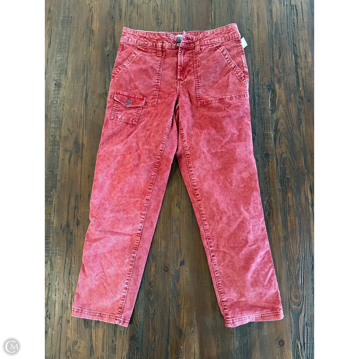 Pants Corduroy By Time And Tru In Red, Size: 6