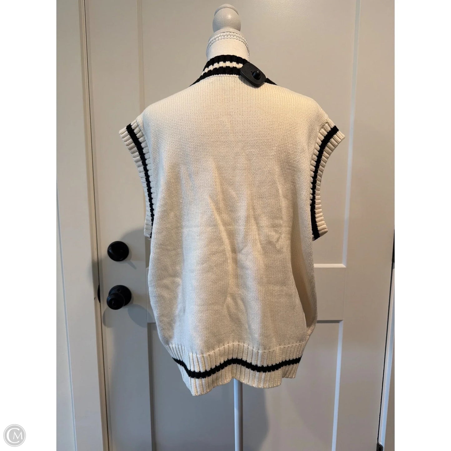 Vest Sweater By Hyfve In Cream, Size: S