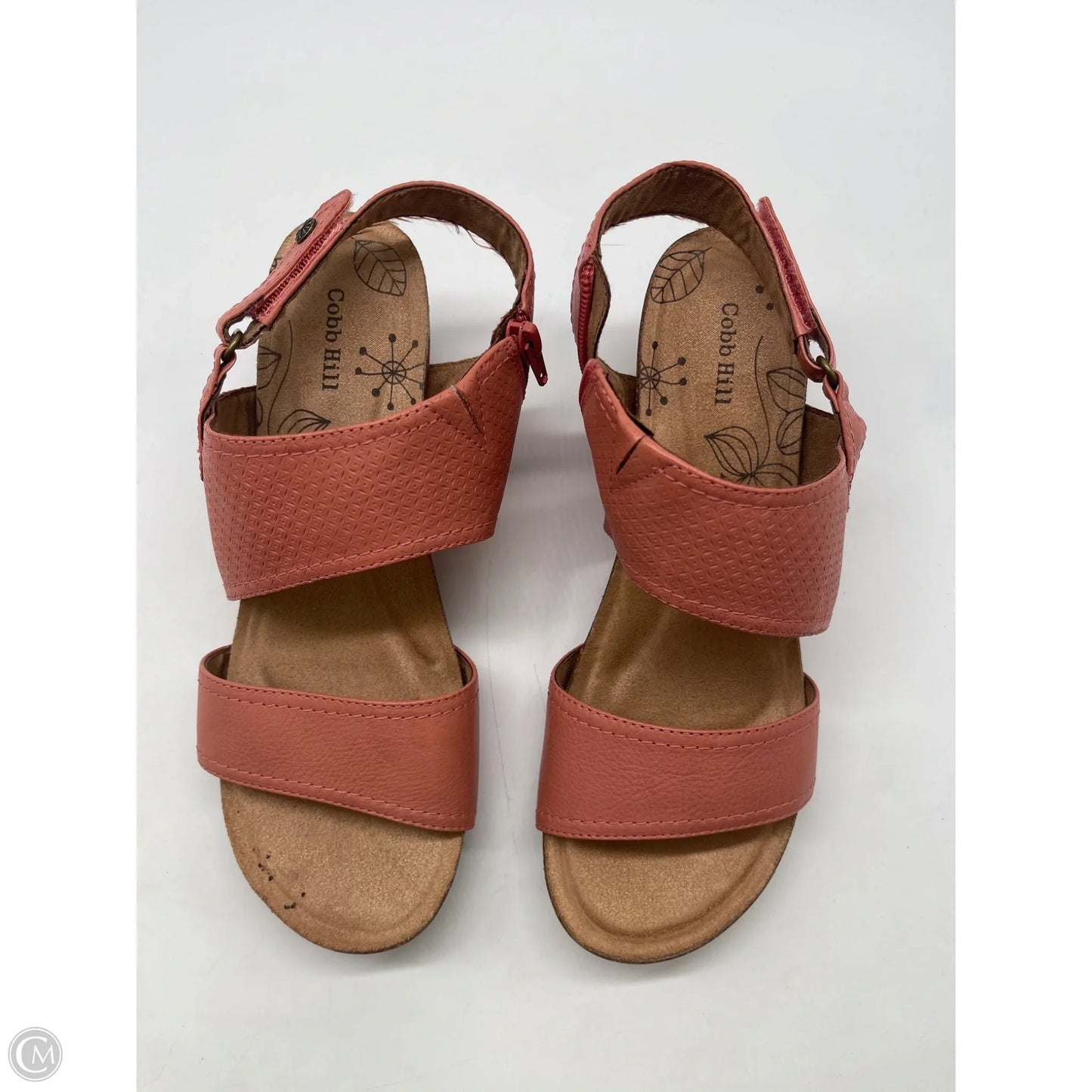 Sandals Heels Wedge By Cobb Hill In Pink, Size: 9.5