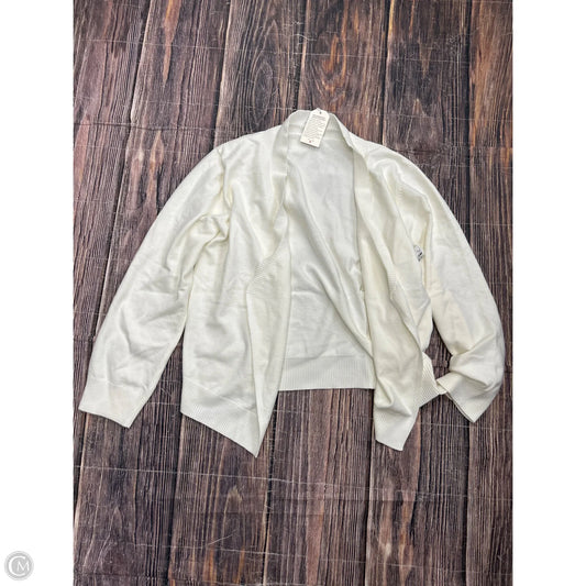 Sweater Cardigan By Clothes Mentor In White, Size: Xl