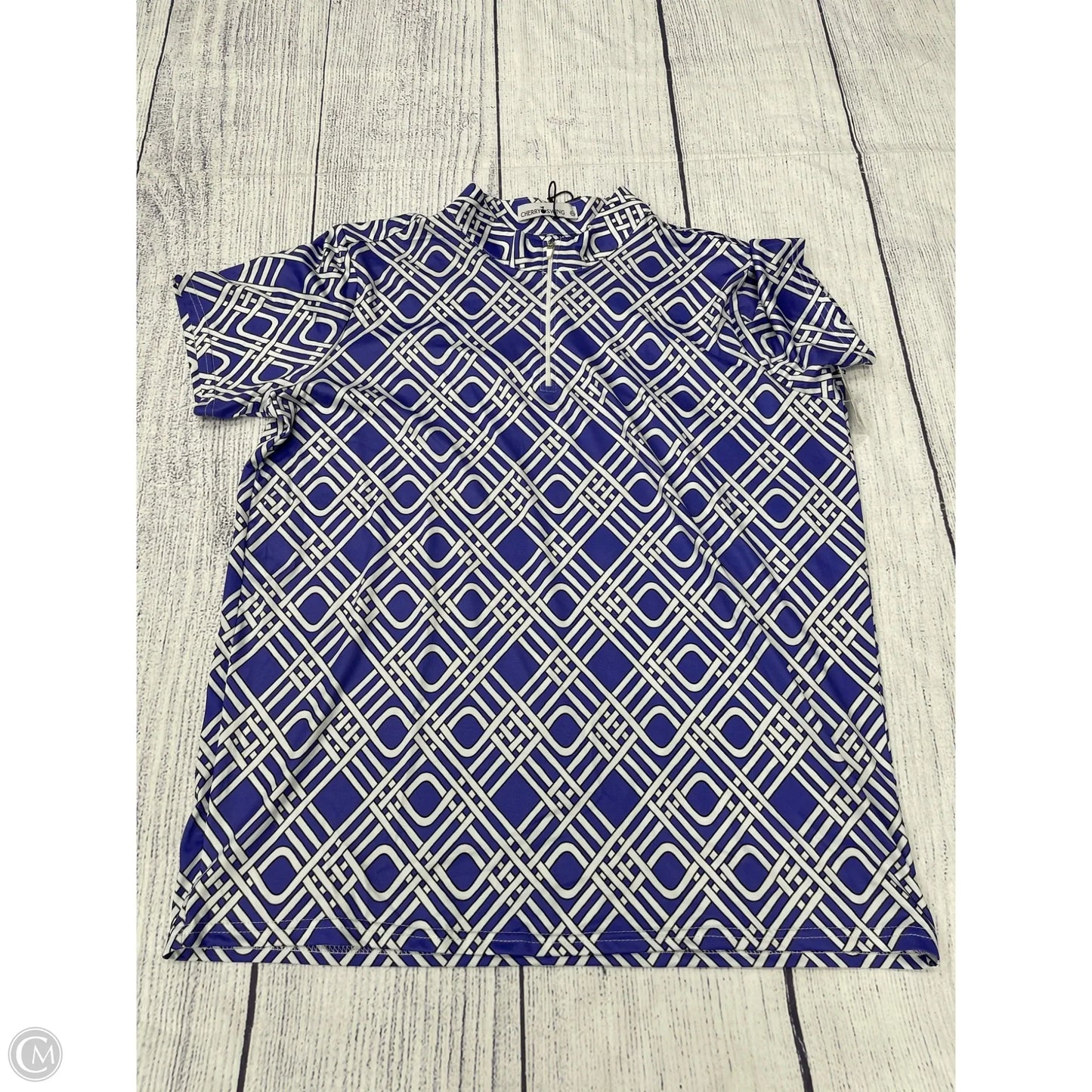 Athletic Top Short Sleeve By Clothes Mentor In Purple, Size: 1x