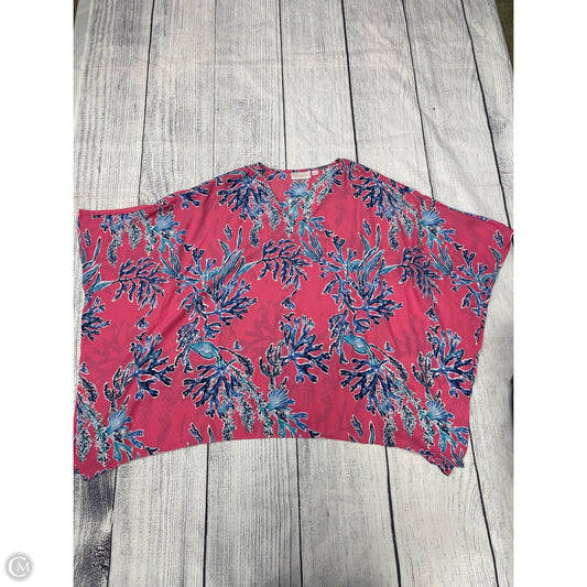 Top Short Sleeve By Belle By Kim Gravel In Pink, Size: M
