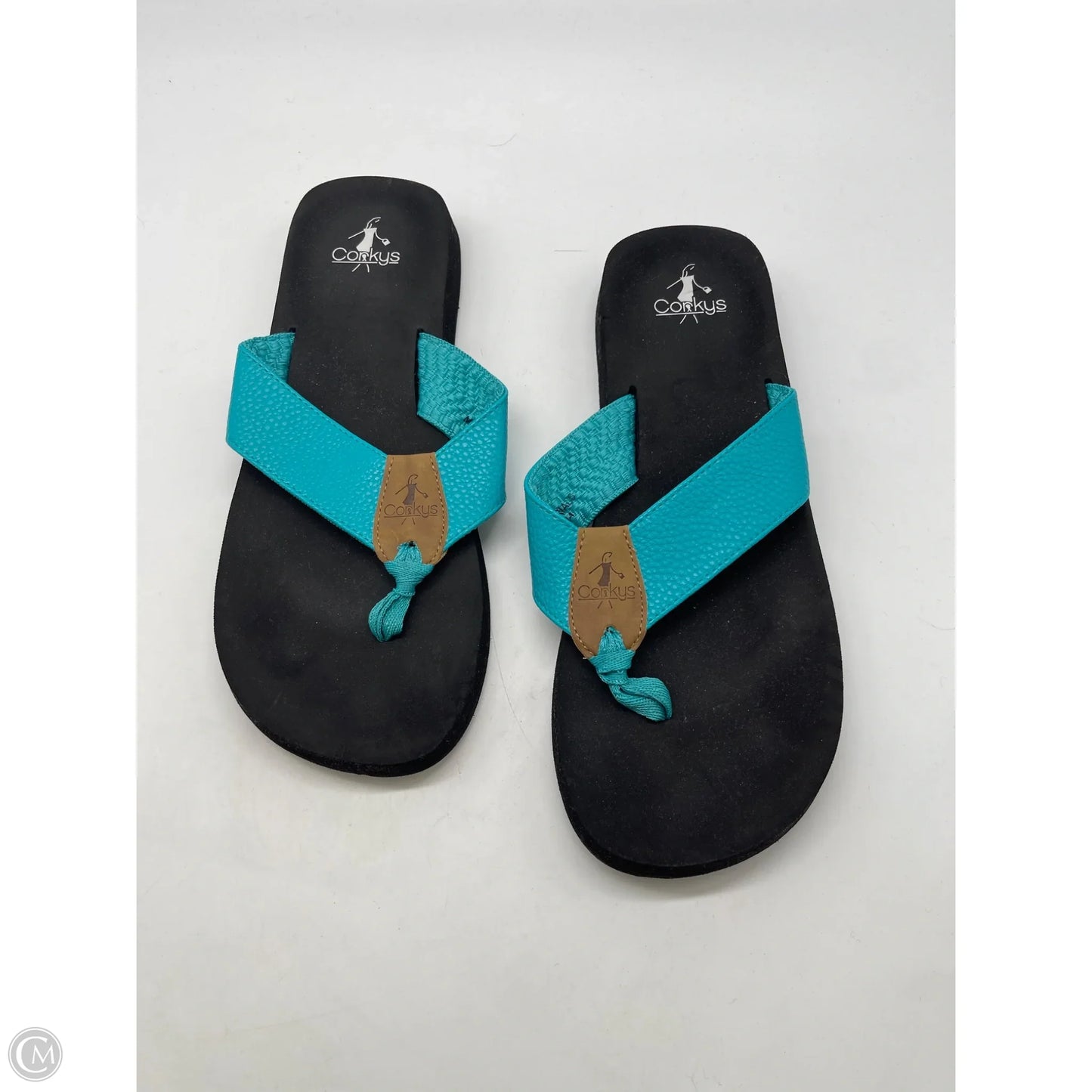 Sandals Flats By Corkys In Blue, Size: 10