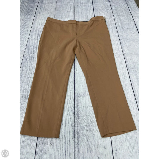 Pants Dress By Ann Taylor In Brown, Size: 18