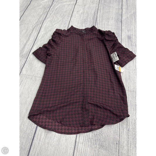 Top Short Sleeve By Laundry In Purple, Size: Xs