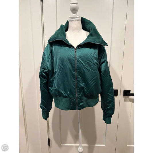 Coat Puffer & Quilted By Wild Fable In Green, Size: 1x