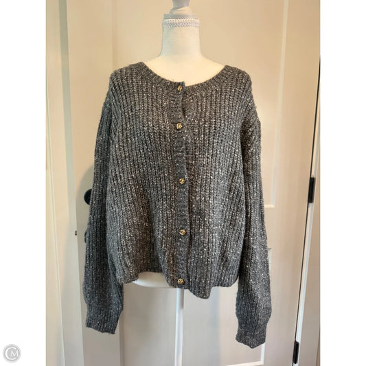 Sweater By Rachel Zoe In Grey, Size: L