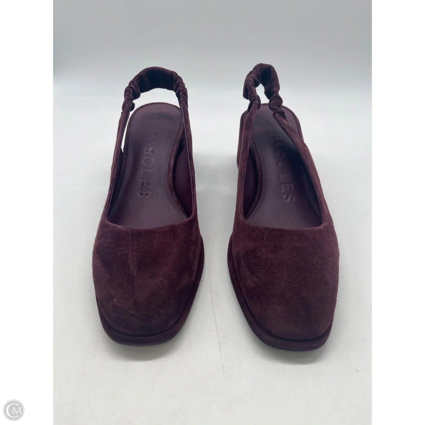 Shoes Heels Block By Aerosoles In Maroon, Size: 8.5