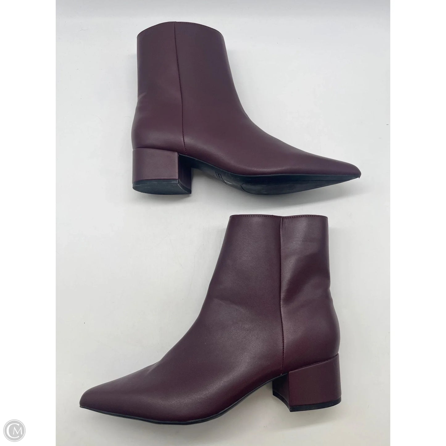 Boots Ankle Heels By Marc Fisher In Red, Size: 9
