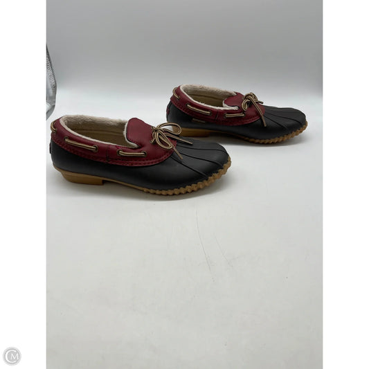 Shoes Flats By Jbu By Jambu In Brown & Red, Size: 7.5