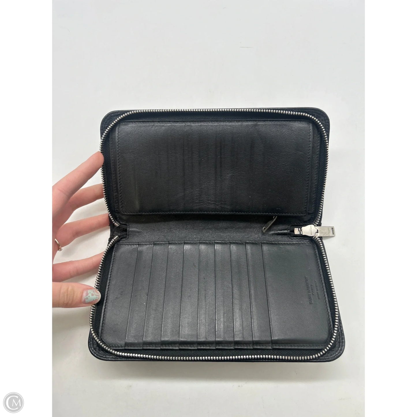 Wallet Luxury Designer By Yves Saint Laurent, Size: Large