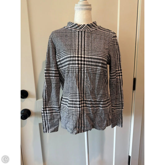 Top Long Sleeve By J Mclaughlin In Plaid Pattern, Size: S