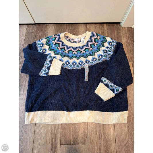 Sweater By Old Navy In Blue, Size: 4x