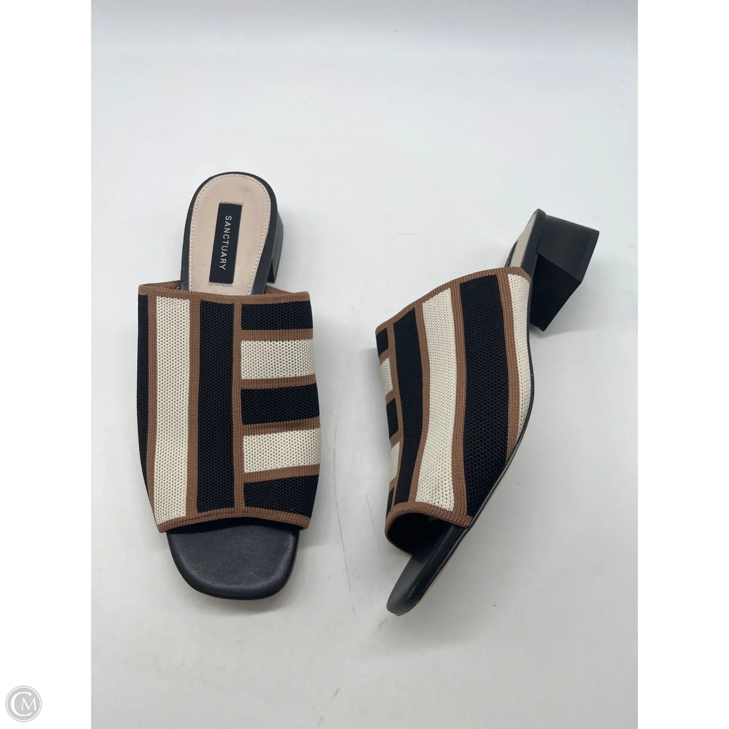 Sandals Heels Block By Sanctuary In Black, Size: 9.5