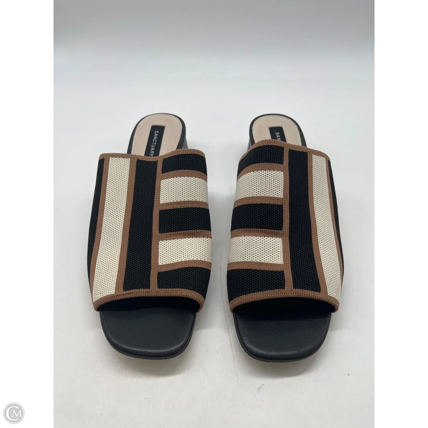 Sandals Heels Block By Sanctuary In Black, Size: 9.5