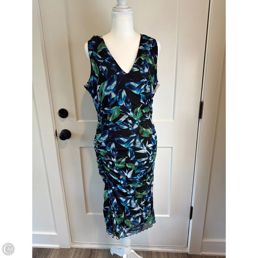 Dress Casual Midi By White House Black Market In Multi-colored, Size: M