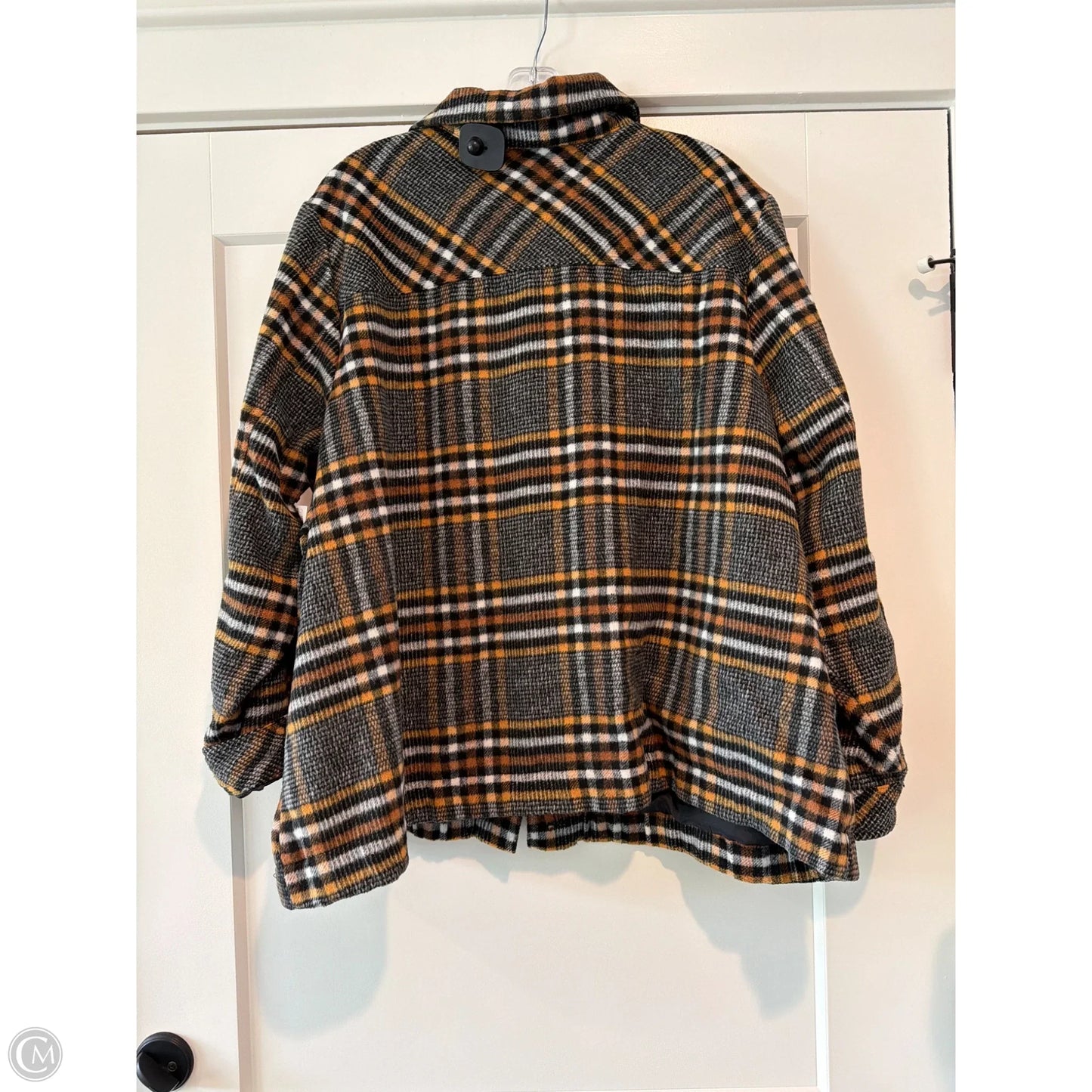 Jacket Shirt By Cj Banks In Black, Size: 3x