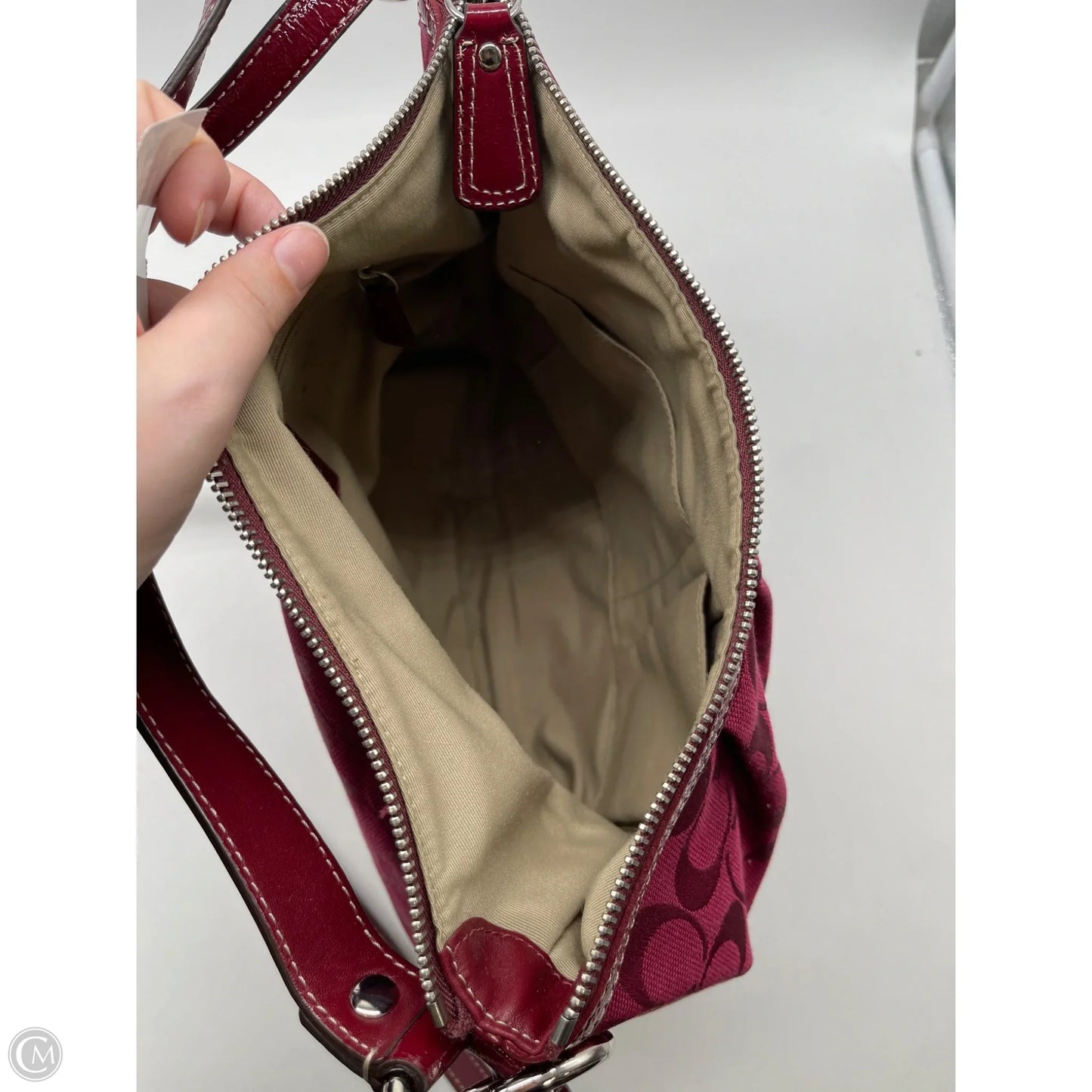 Crossbody Designer By Coach, Size: Medium