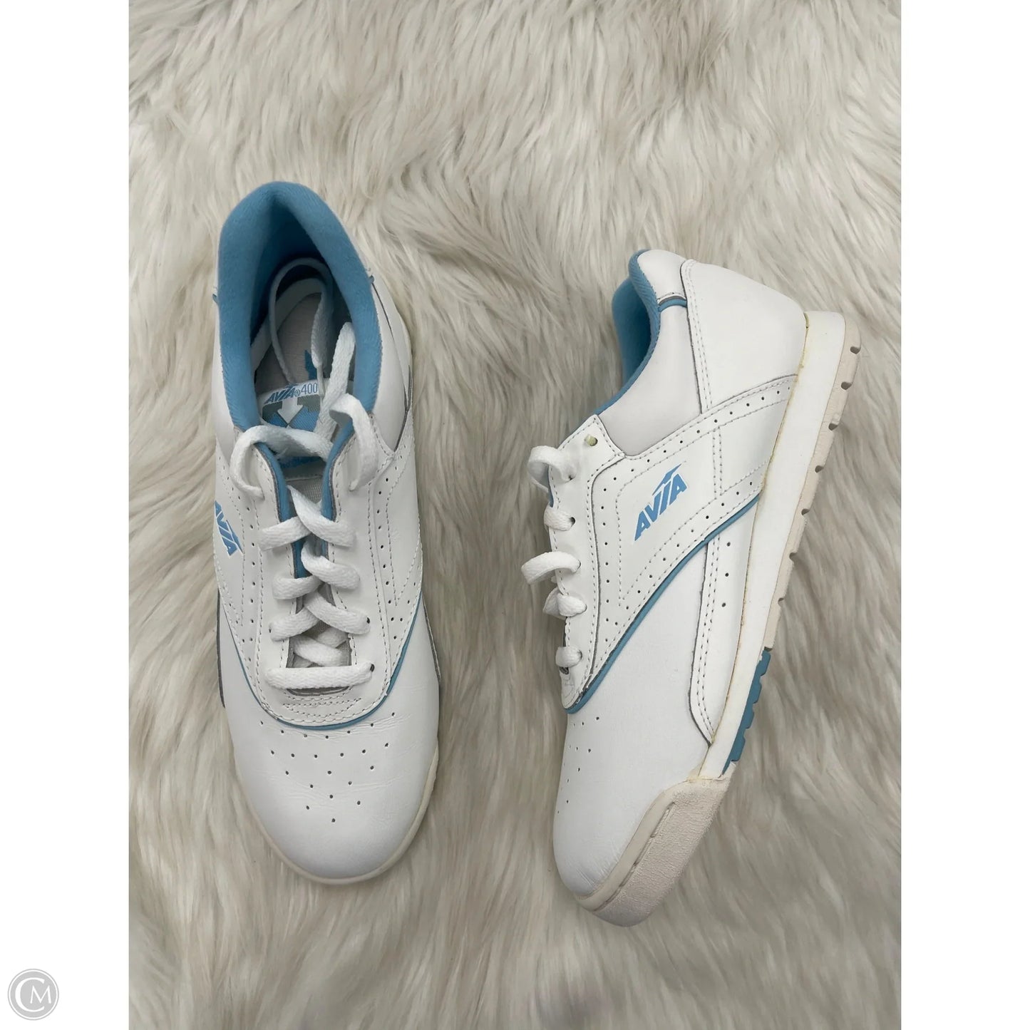 Shoes Athletic By Avia In Blue & White, Size: 9.5