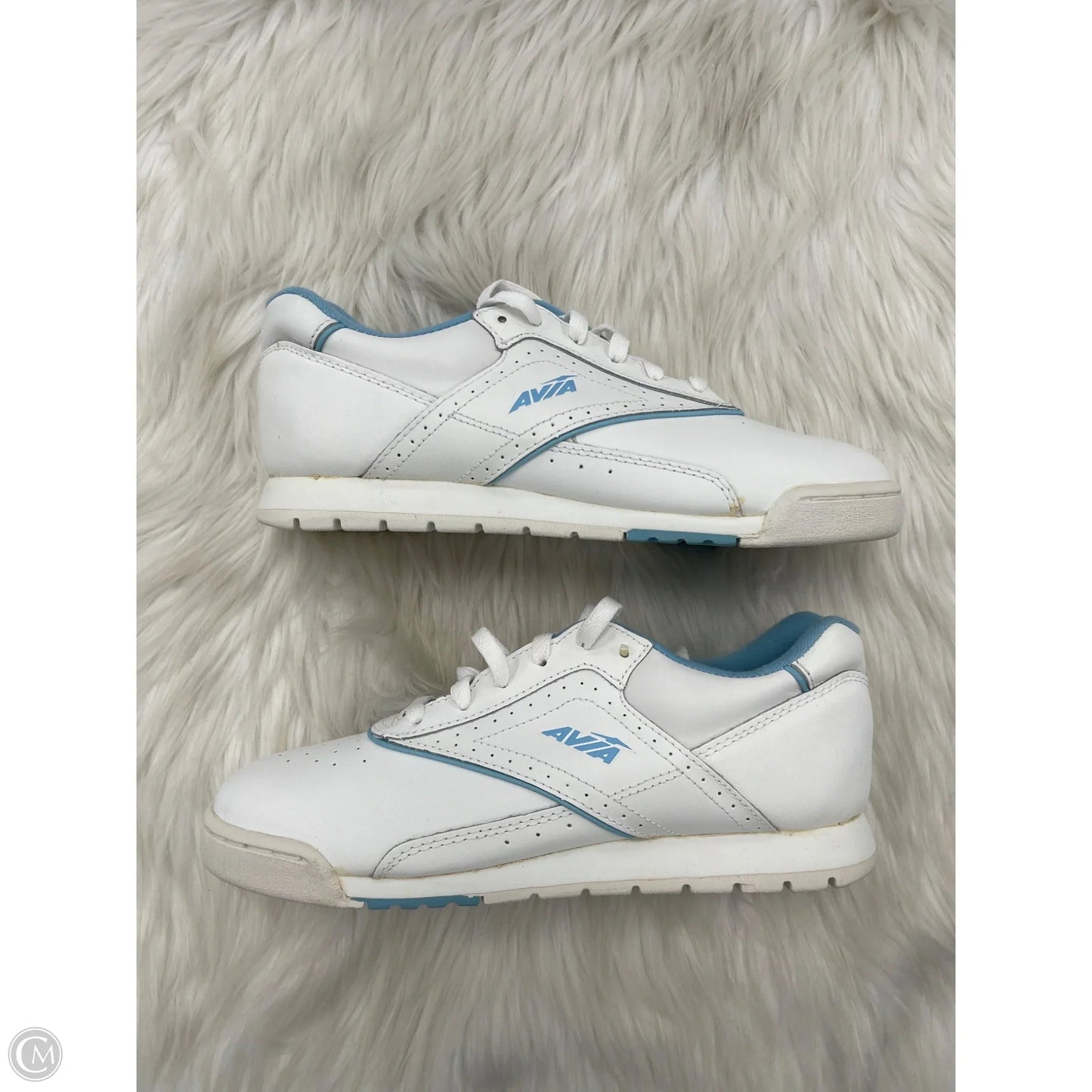 Shoes Athletic By Avia In Blue & White, Size: 9.5