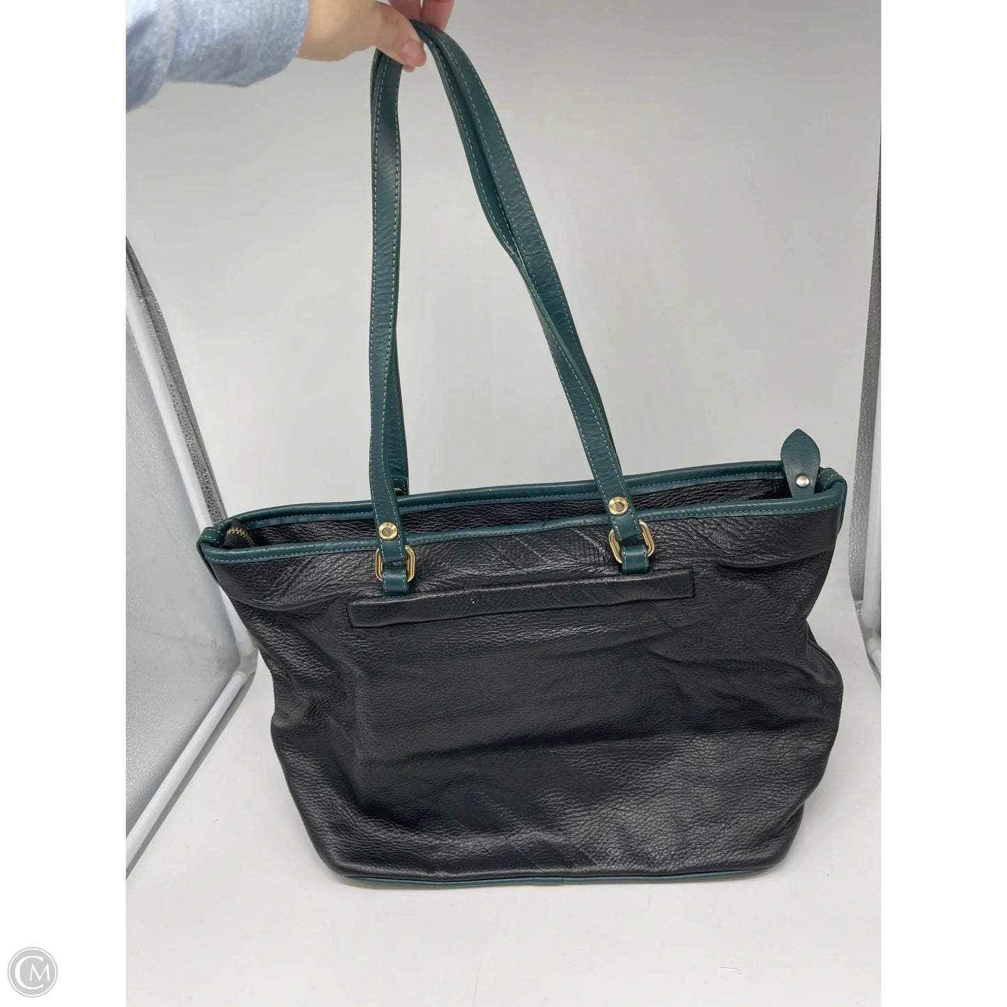 Handbag Leather By Cmb, Size: Large
