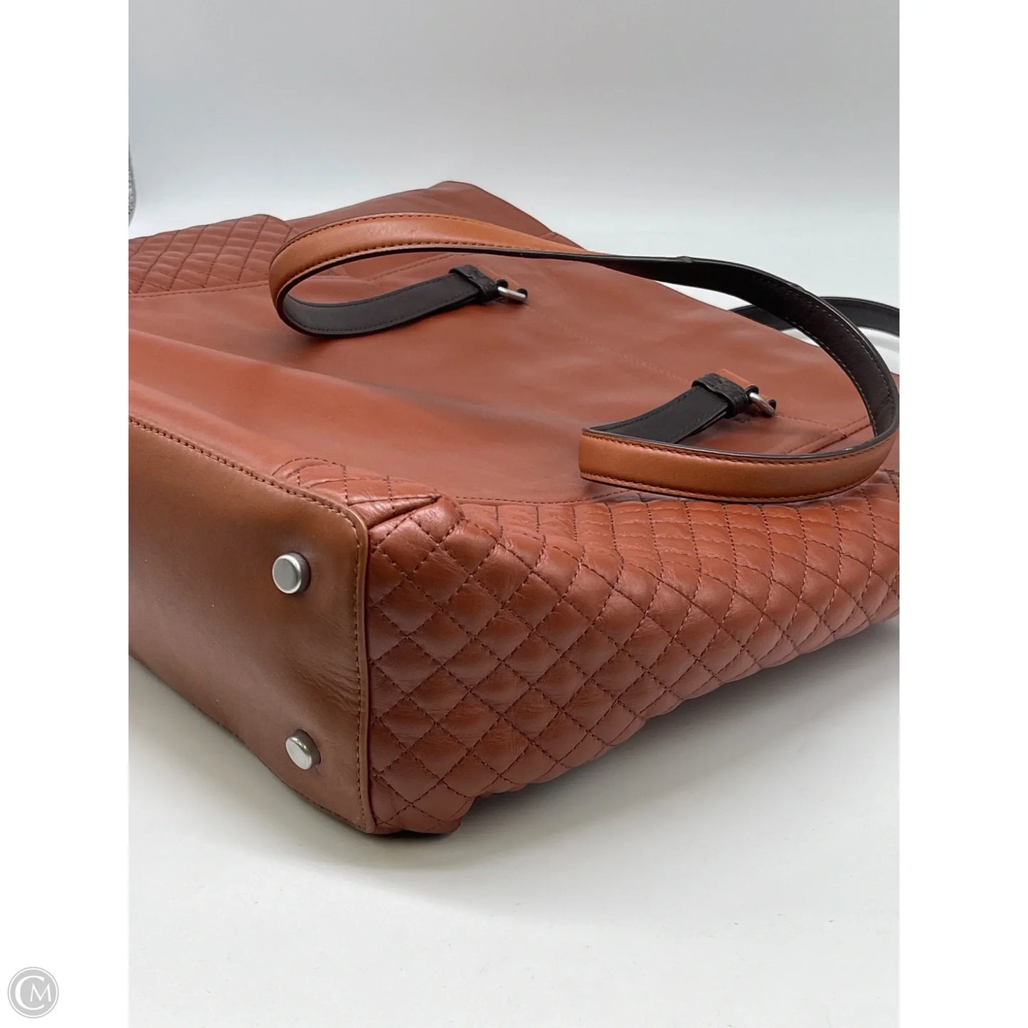 Handbag Leather By Vera Bradley, Size: Large