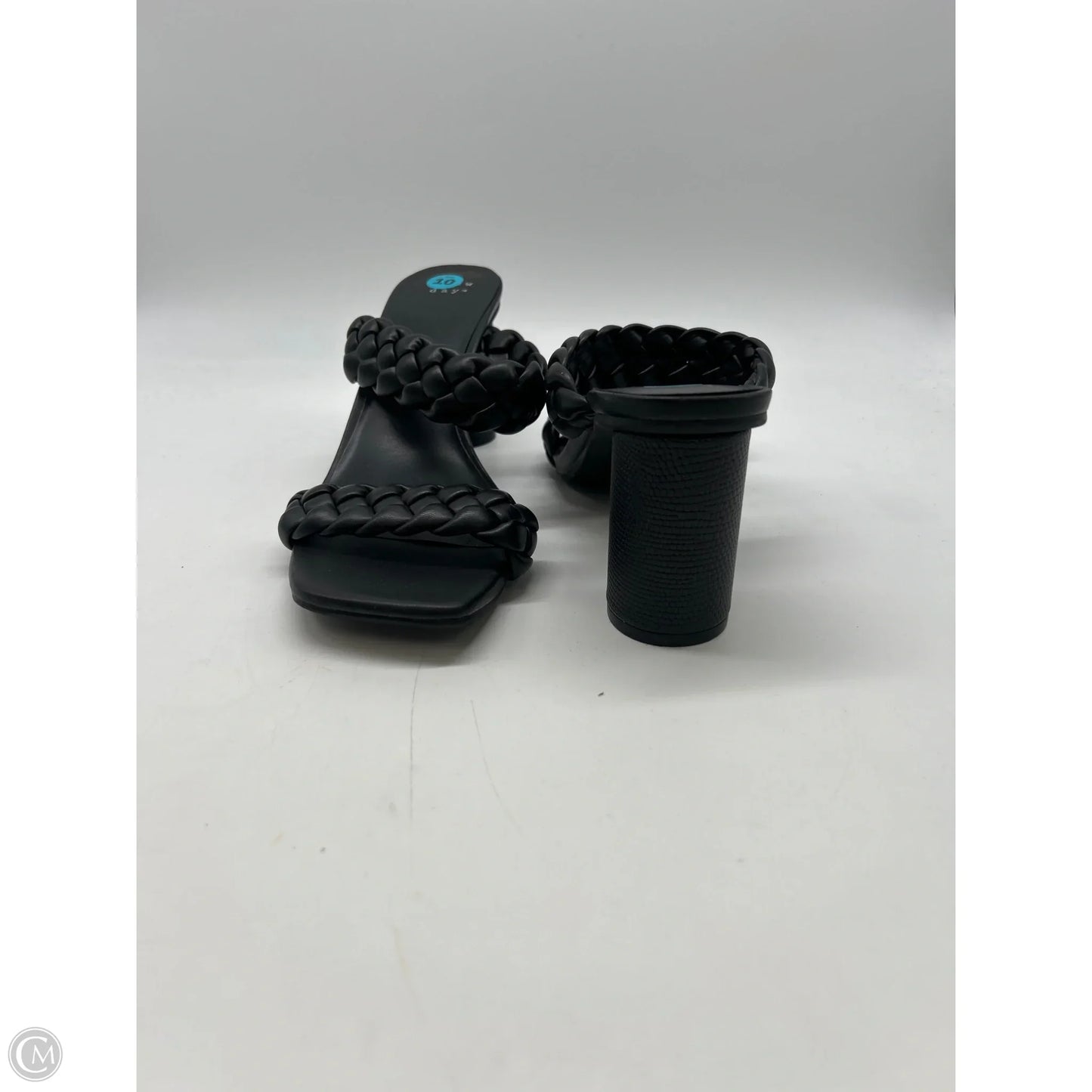 Sandals Heels Block By A New Day In Black, Size: 10