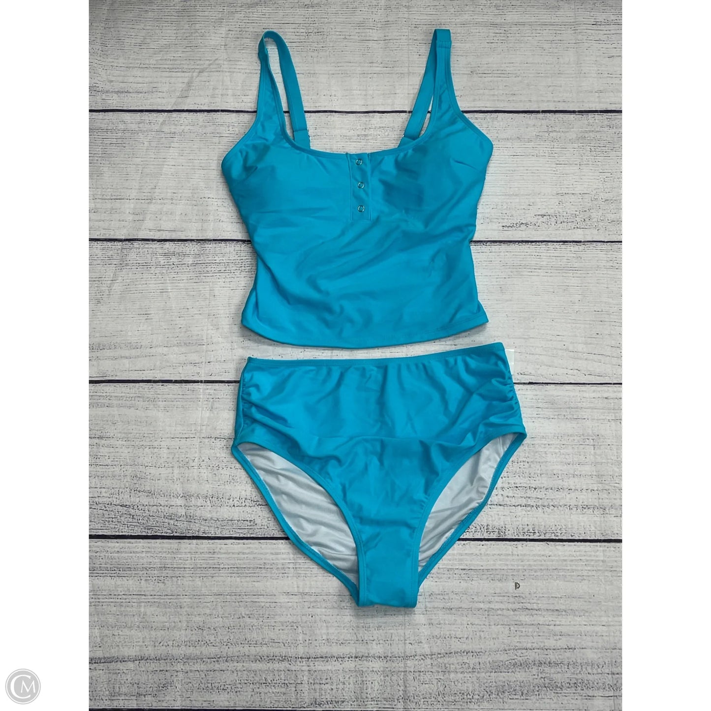 Swimsuit 2pc By Clothes Mentor In Blue, Size: M
