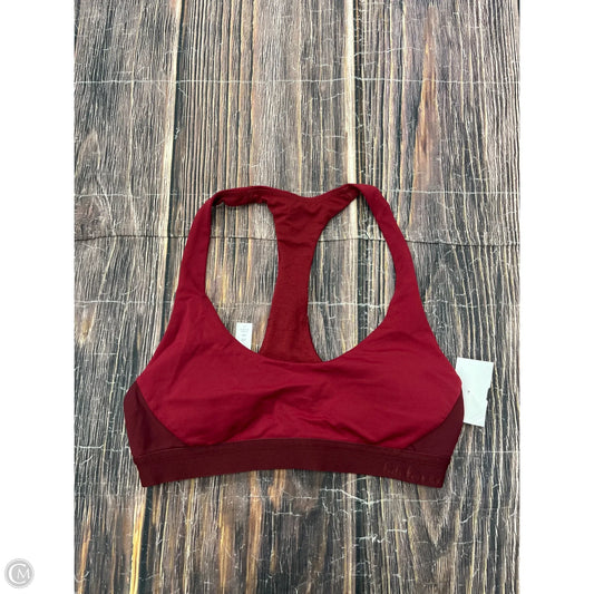 Athletic Bra By Lululemon In Red, Size: 4