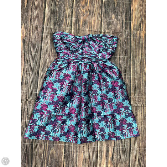 Dress Party Short By Cmb In Blue & Purple, Size: 4