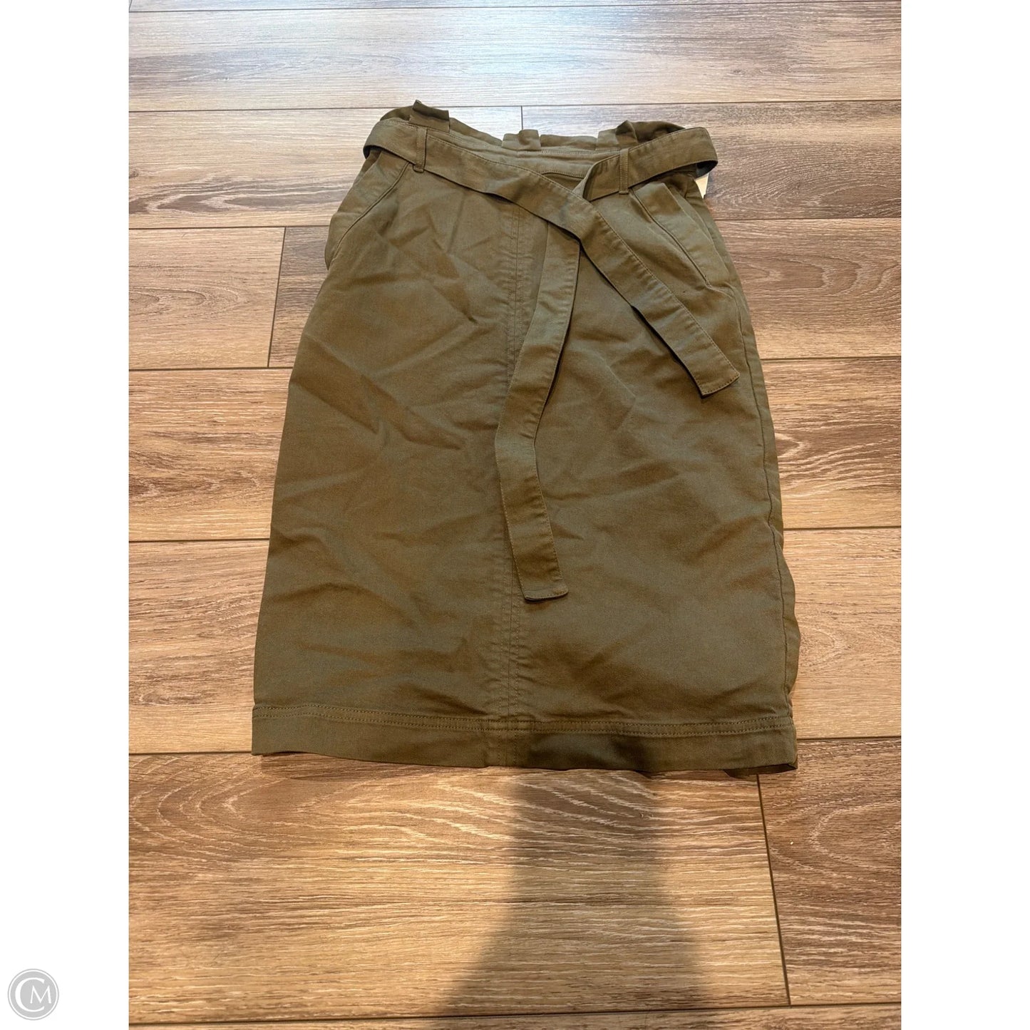 Skirt Midi By Banana Republic In Green, Size: 0