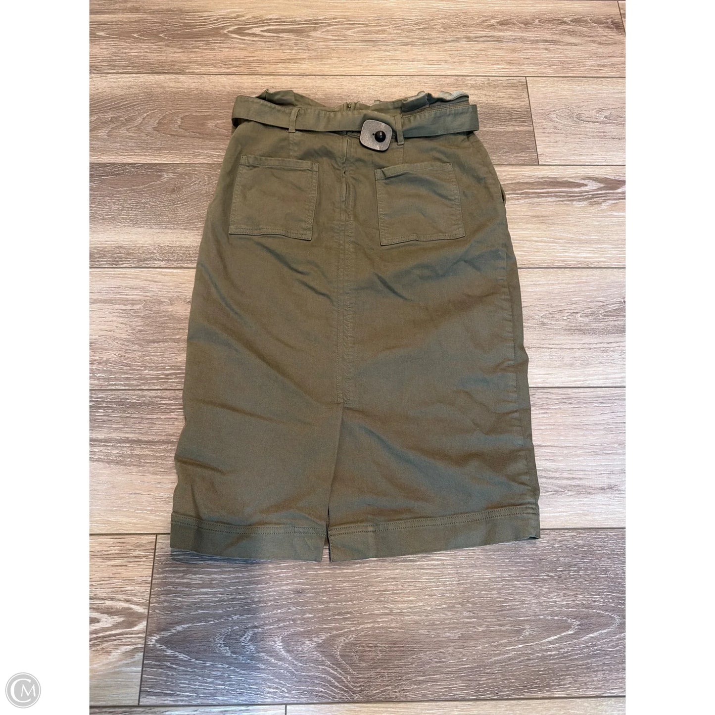 Skirt Midi By Banana Republic In Green, Size: 0
