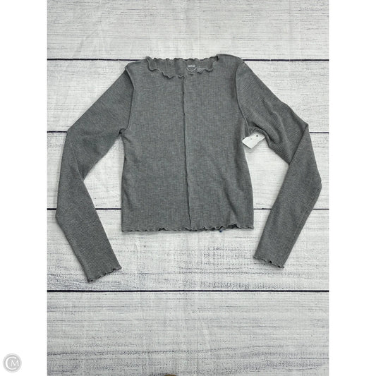 Top Long Sleeve By Aerie In Grey, Size: S