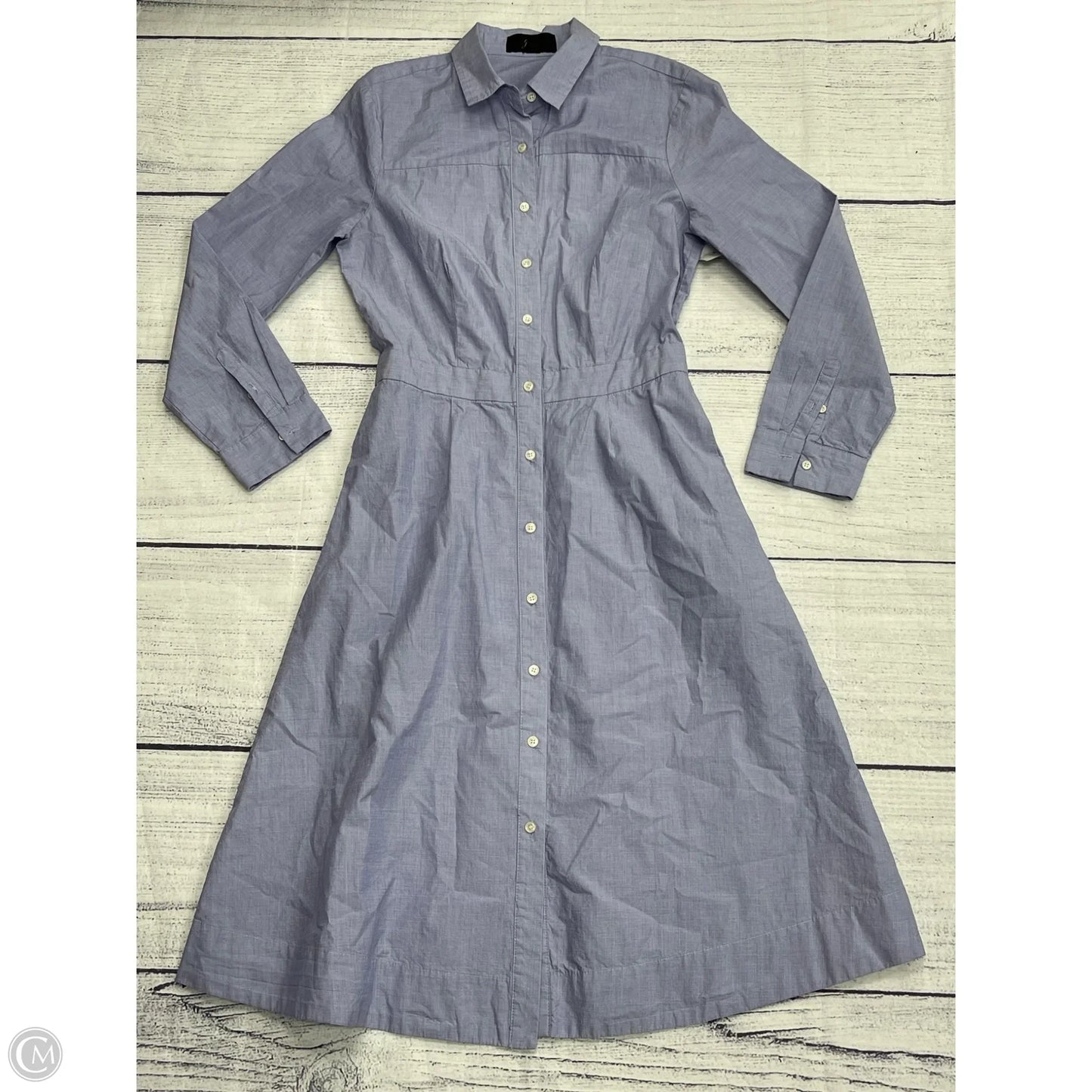Dress Casual Maxi By J. Crew In Blue, Size: 4