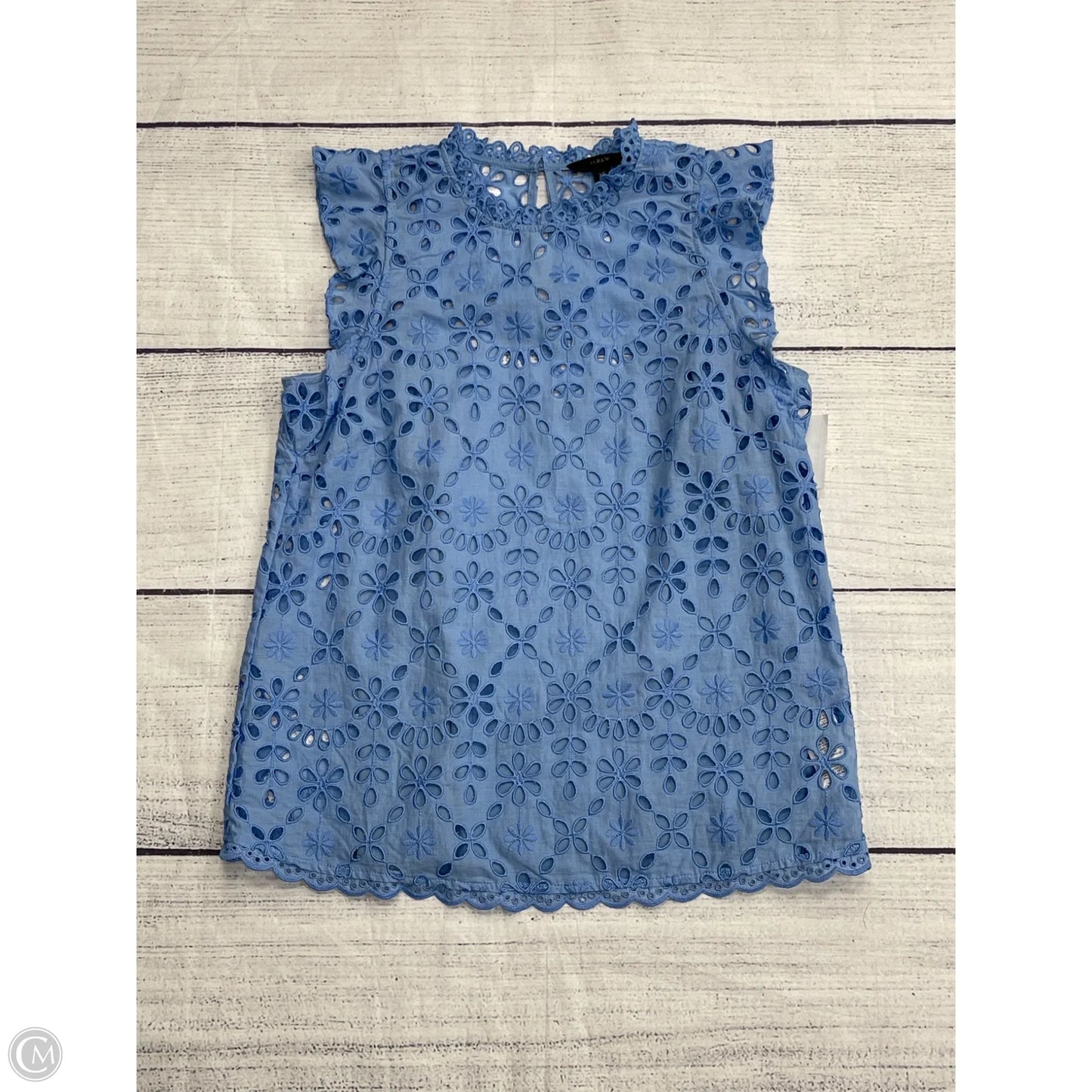 Top Sleeveless By J. Crew In Blue, Size: Xs