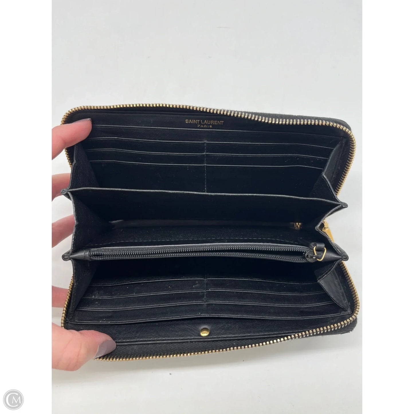 Wallet Luxury Designer By Yves Saint Laurent, Size: Large