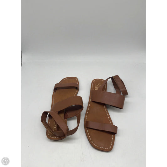 Sandals Flats By Franco Sarto In Brown, Size: 8