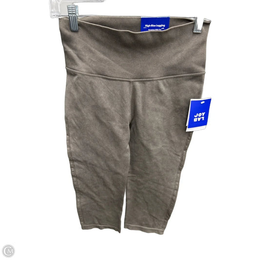 Athletic Leggings Capris By Joy Lab In Grey, Size: M