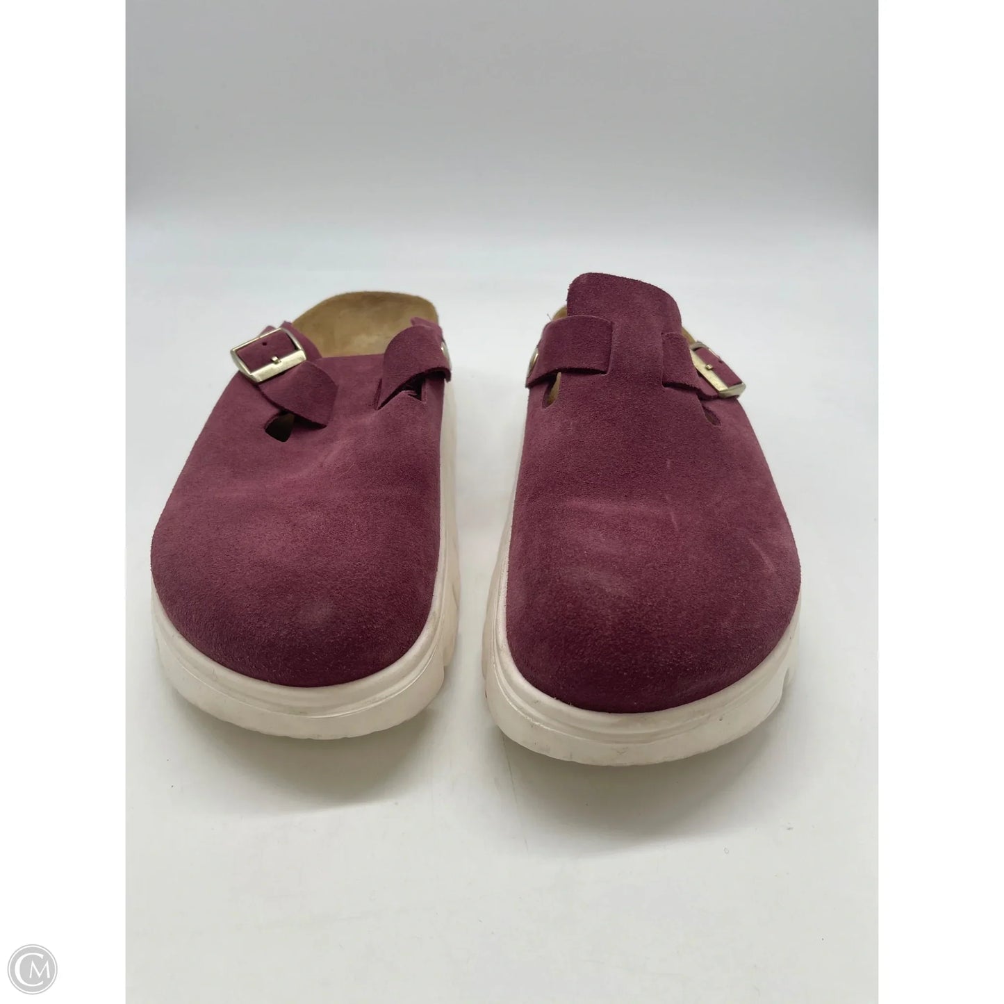 Shoes Heels Platform By Birkenstock In Purple, Size: 9