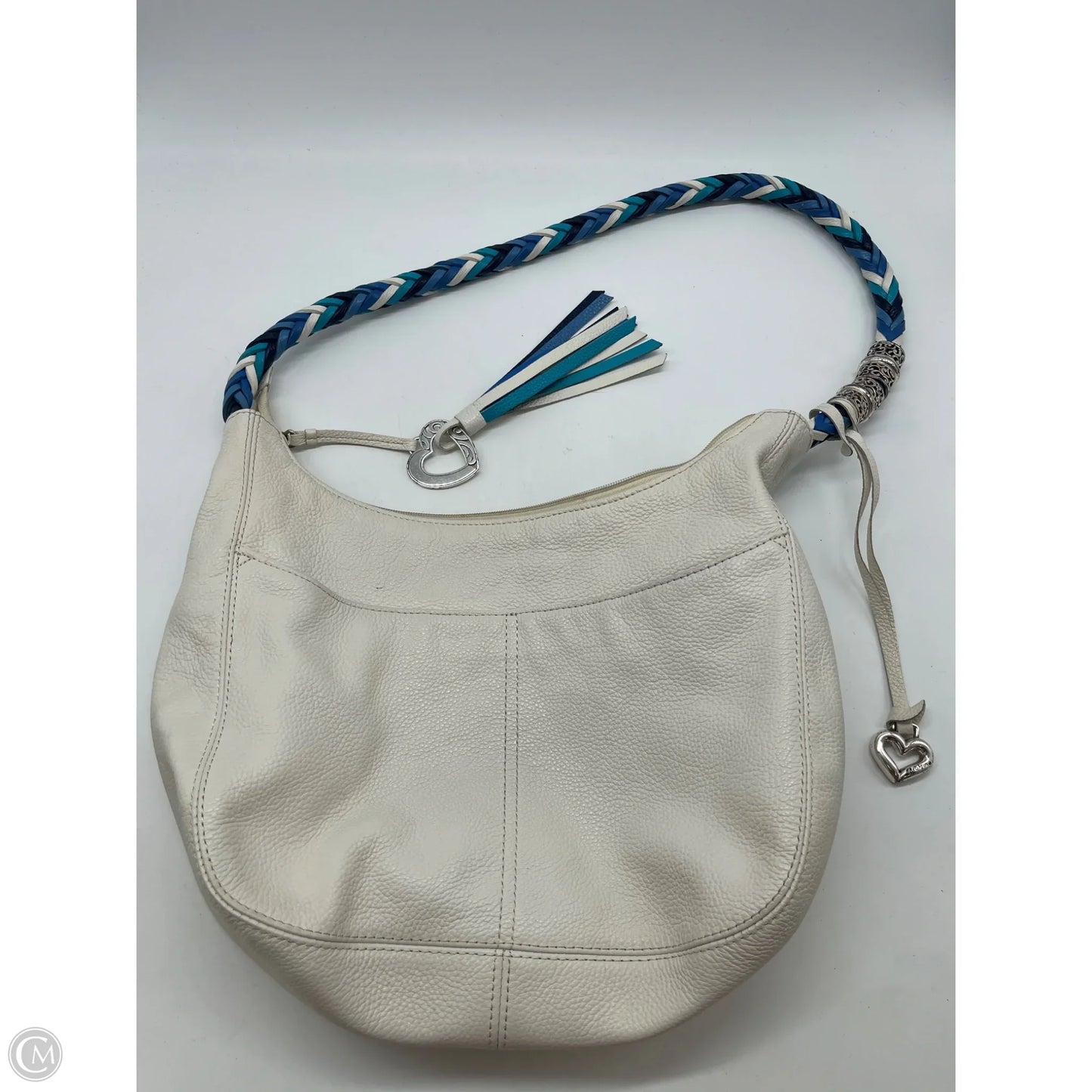 Handbag Leather By Brighton, Size: Medium