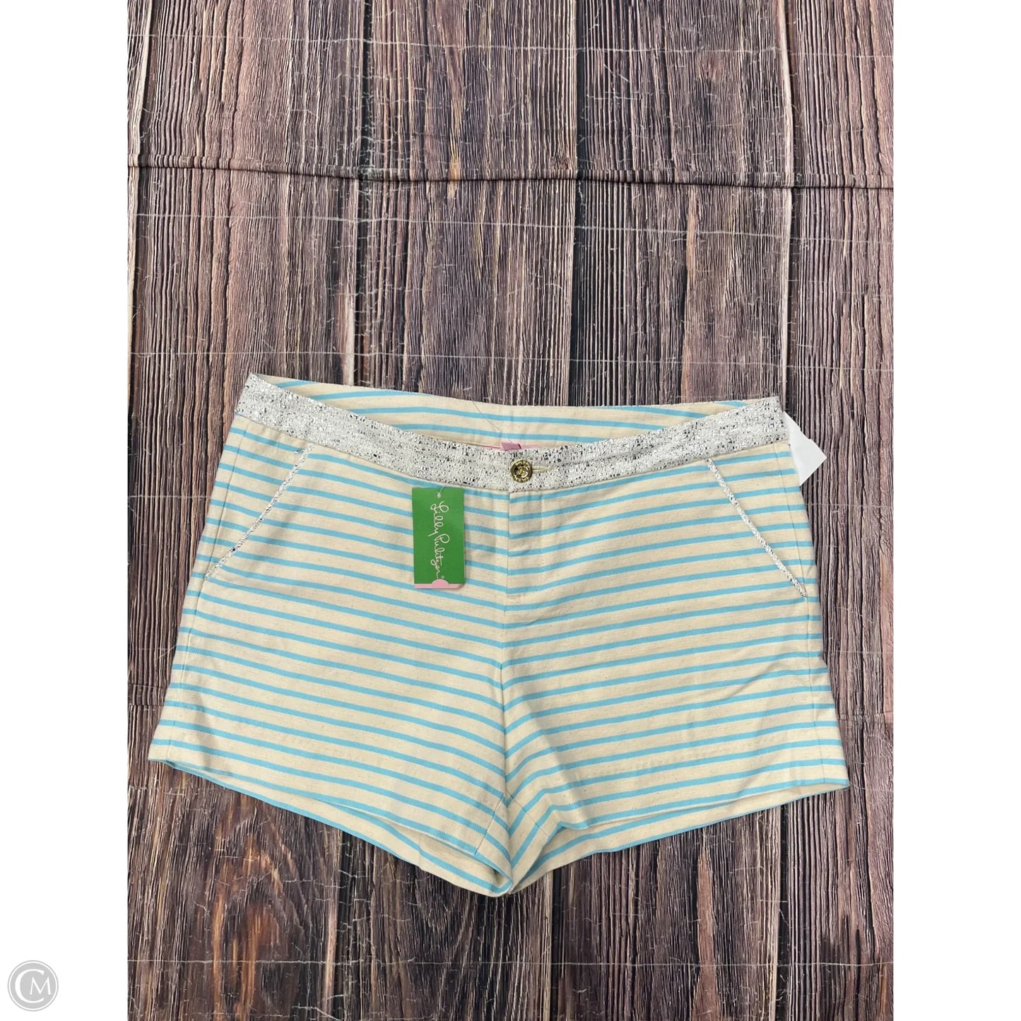 Shorts Designer By Lilly Pulitzer In Striped Pattern, Size: 14